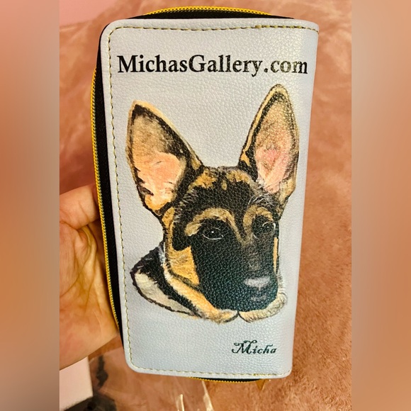 Wallet bulldog & German Sheppard dog design - Picture 2 of 3